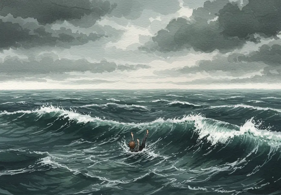 바다에 빠지는 꿈해몽