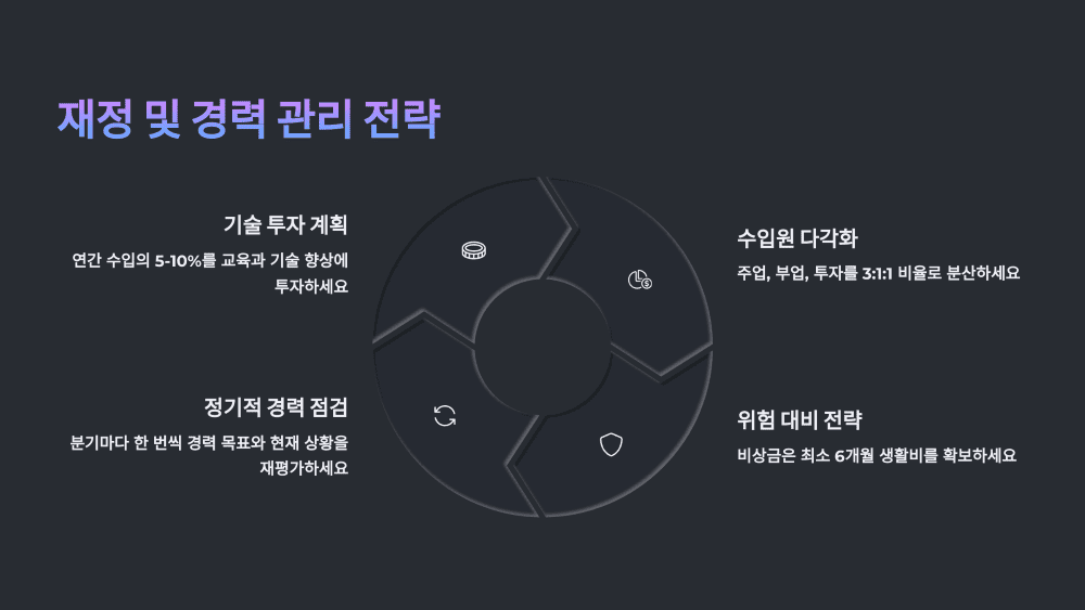재정 및 경력 관리 전략