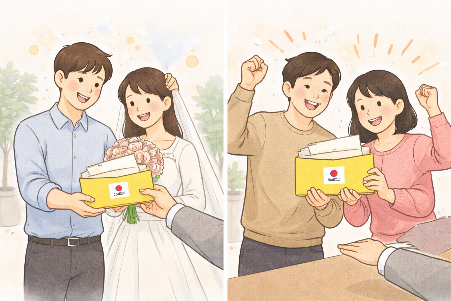 신혼부부 주거출산세제 혜택을 받고 있는 이미지