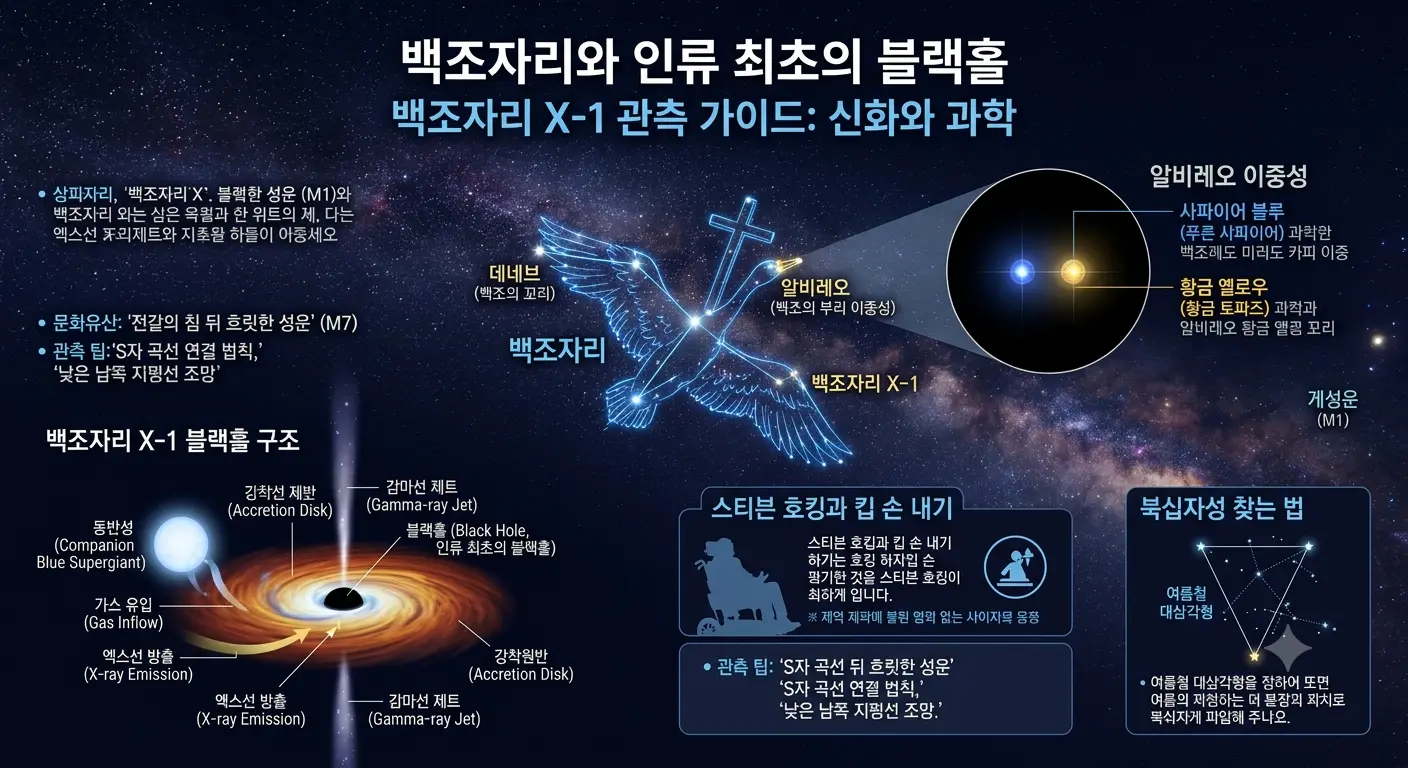 백조자리와 인류 최초의 블랙홀