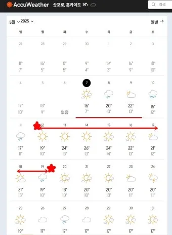 삿포로 날씨 여행 삿포로 지도 꿀팁 정리_14