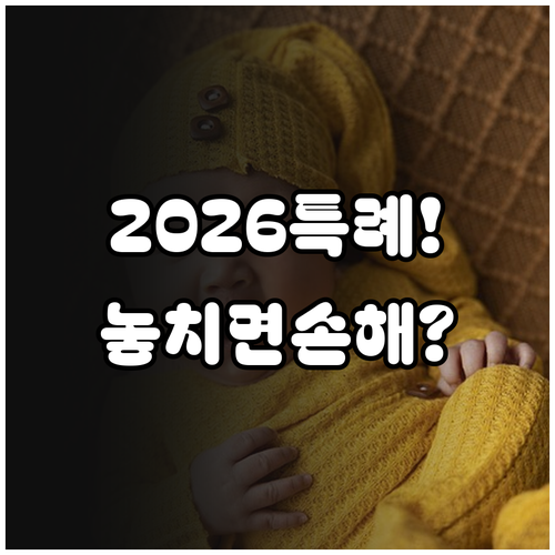 2026년 달라진 신생아 특례대출 조..