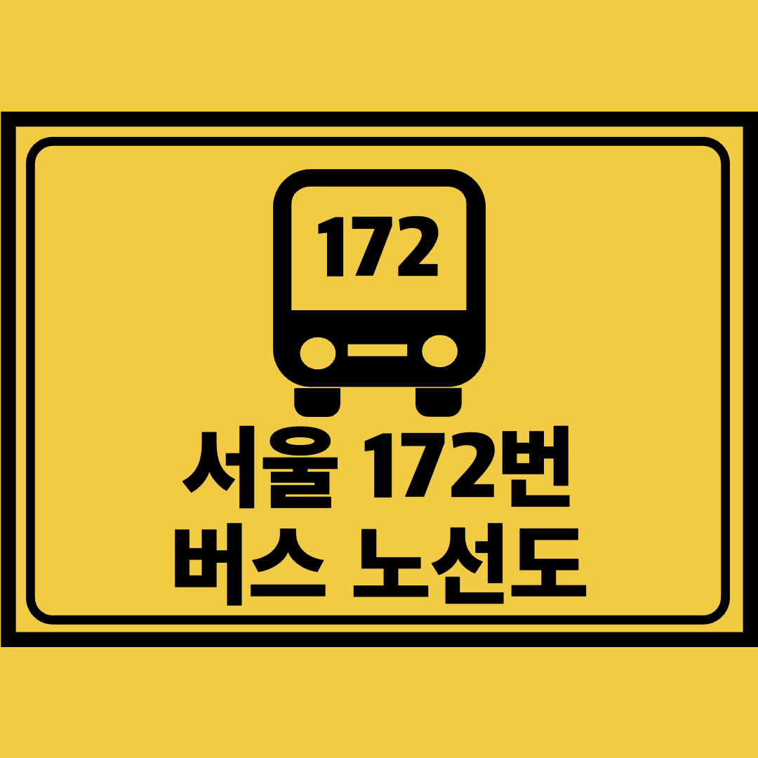 서울172번버스노선도