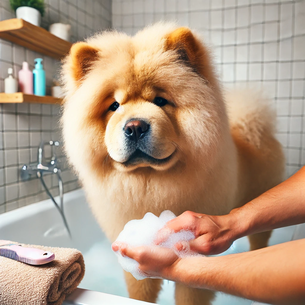 차우차우-털-손질-목욕-관리