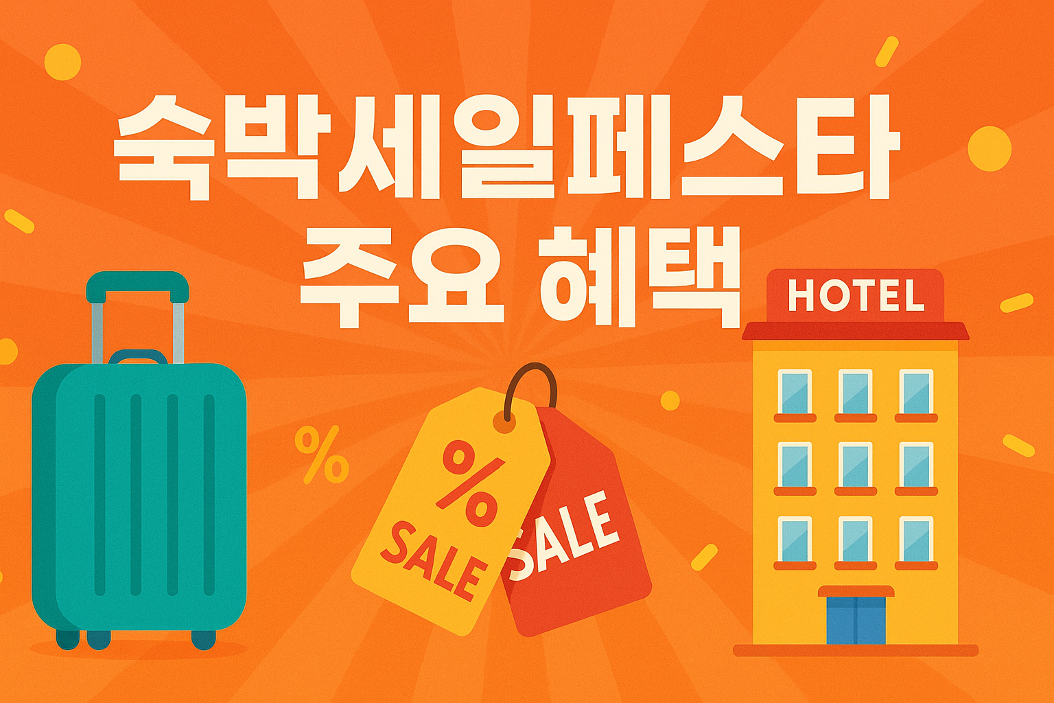숙박 세일 페스타 주요 혜택