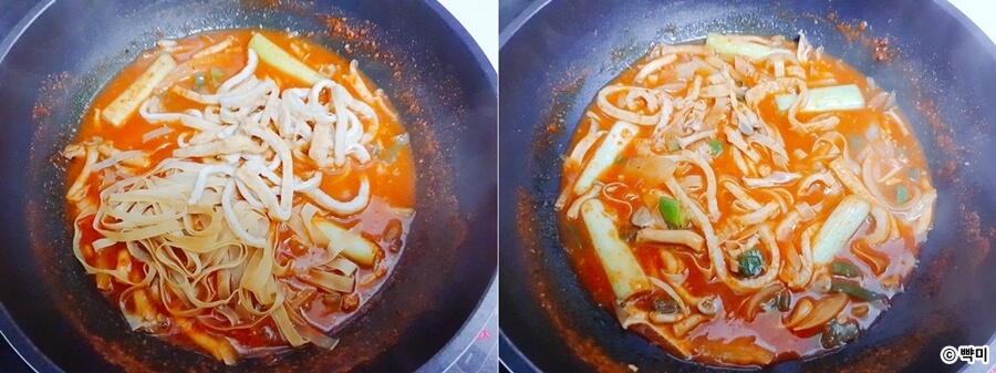 떡볶이국물-파스타-만들기-다이어트-레시피