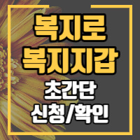 복지로 복지지갑 서비스 안내 포스팅 썸네일