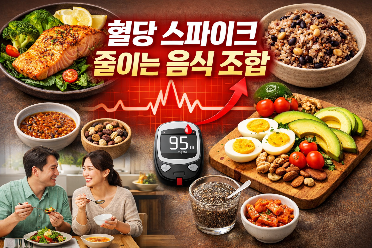 혈당 스파이크 줄이는 음식