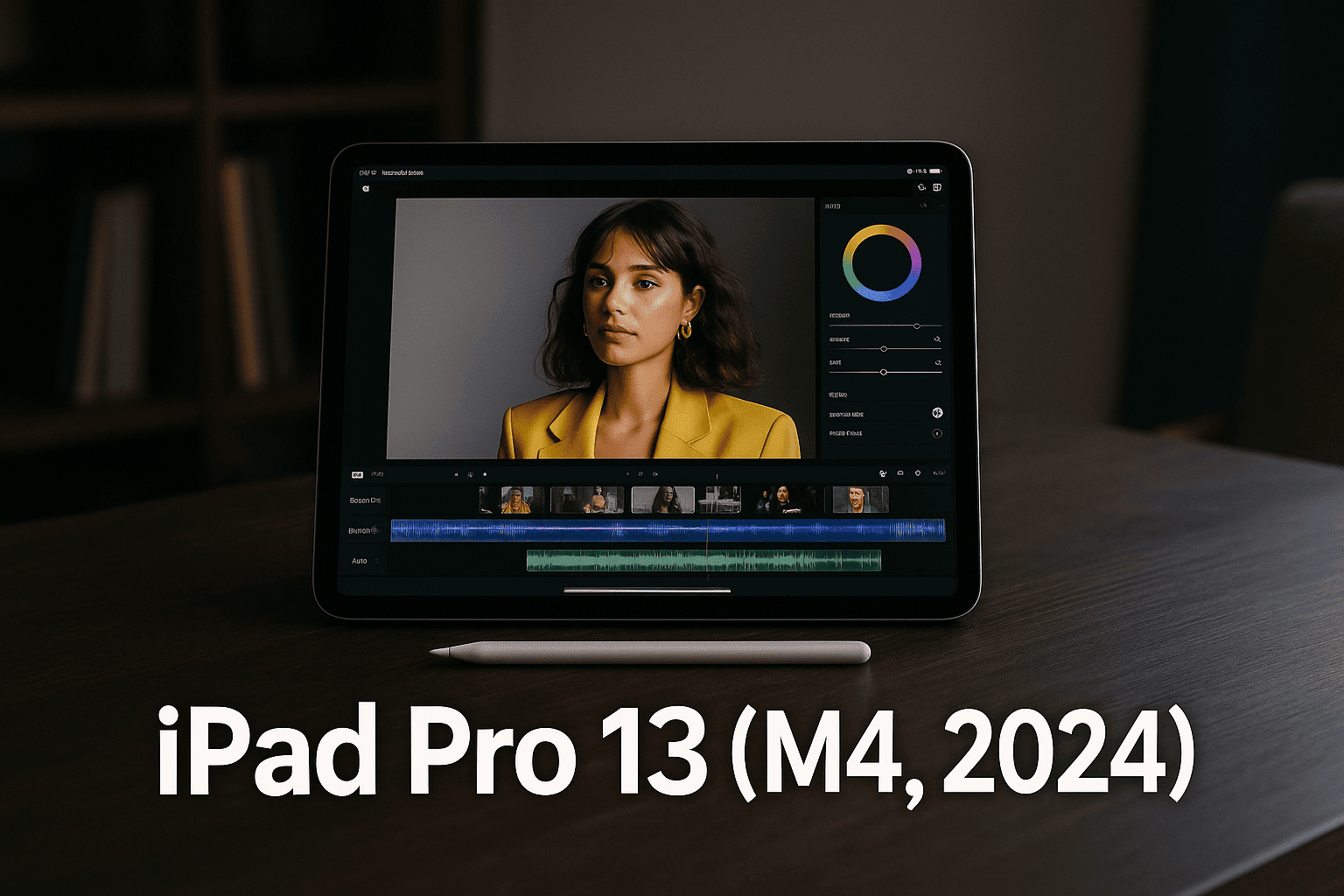 iPad-Pro-13-M4-2024-책상위-애플펜슬과-함께-놓인-최신형-태블릿-디자인작업중-텍스트중앙표기