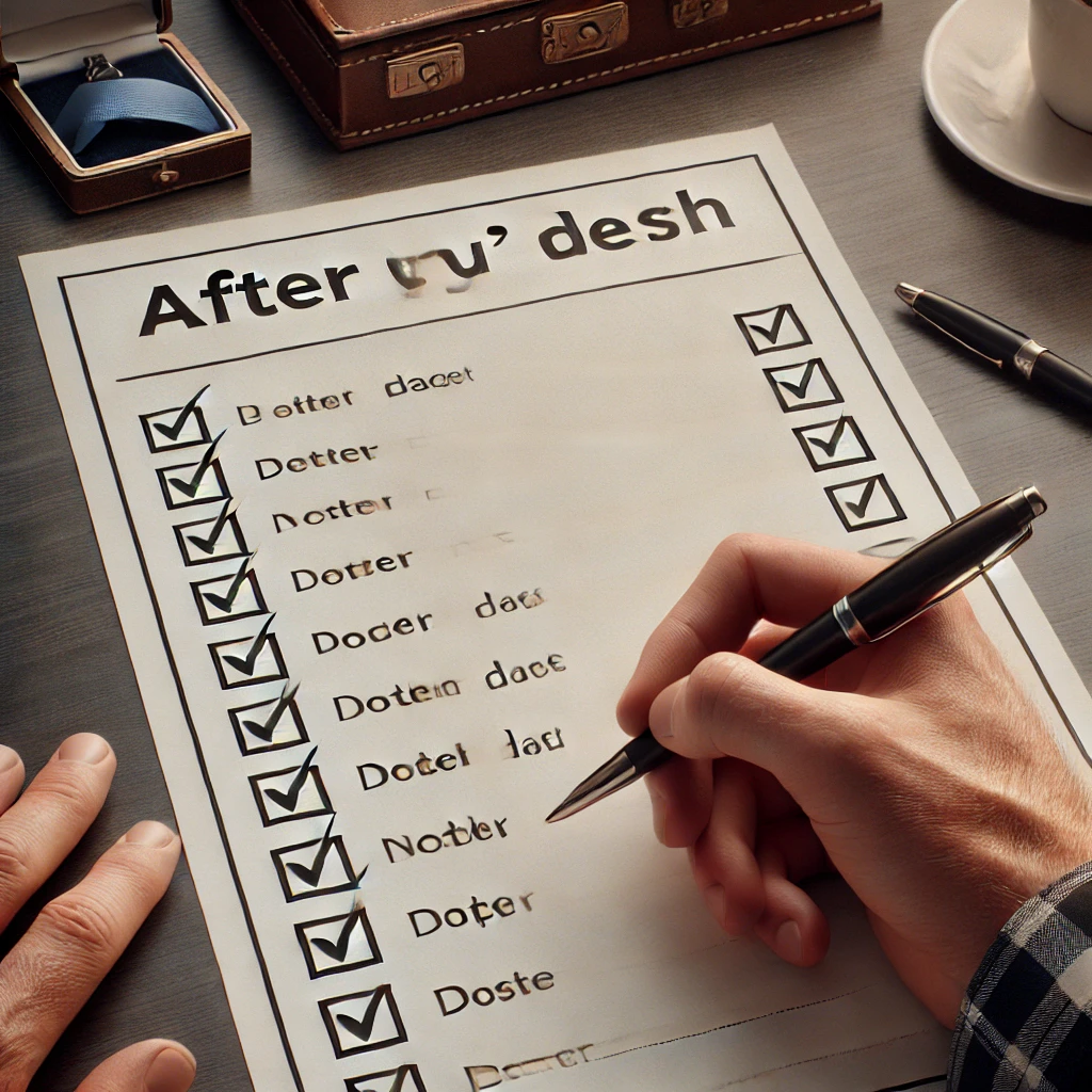 부모님이 돌아가셨을 때 절대 하지 말아야 할 일