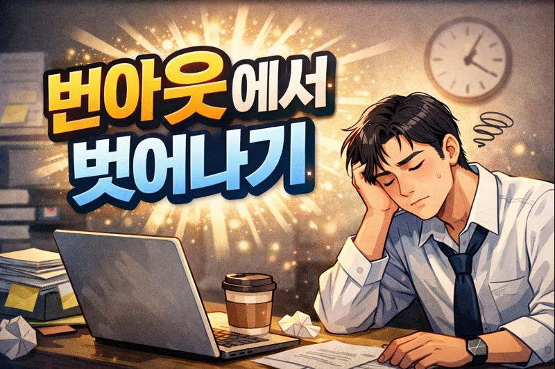 직장인 번아웃 회복 방법, 이렇게 안 쉬면 더 위험합니다