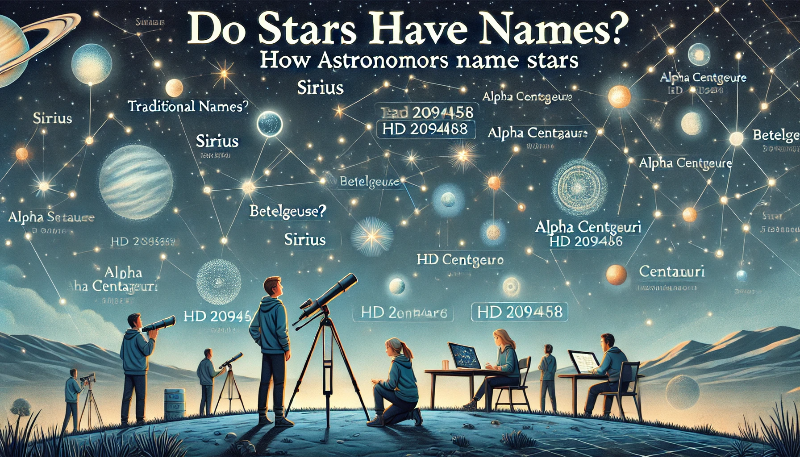 별에는 이름이 있다? 천문학자들이 별을 부르는 법