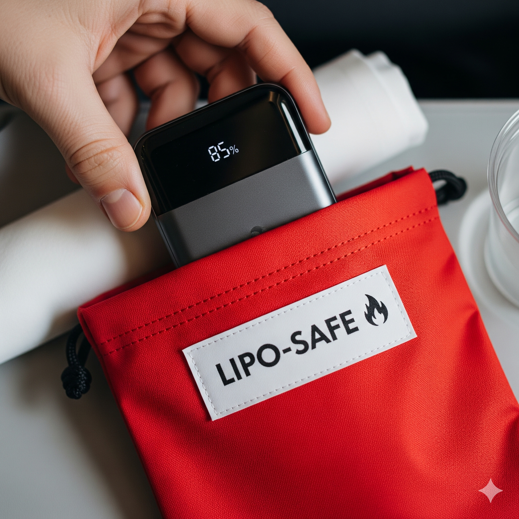 보조배터리방염백이미지/사진