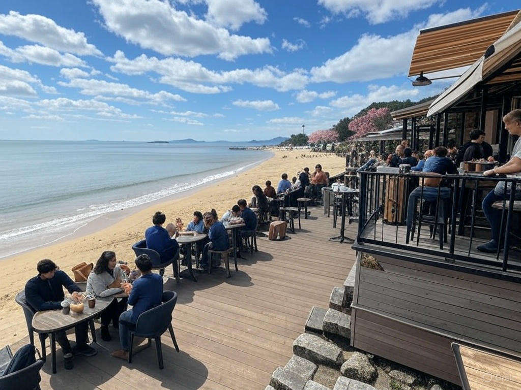 강릉 안목해변 커피거리