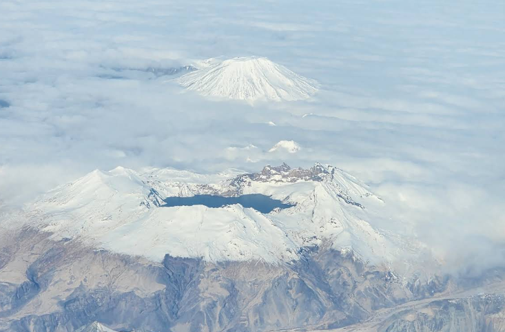 카트마이 산의 전경
