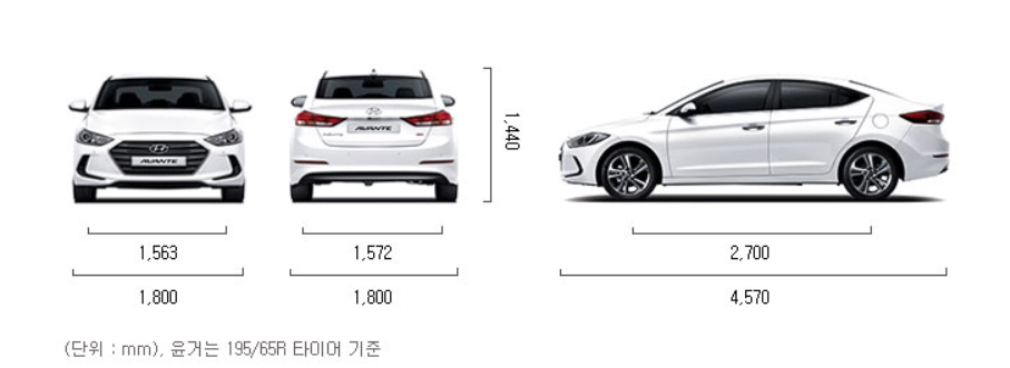 아반떼 AD중고차 가격 제원 연비 옵션 CN7