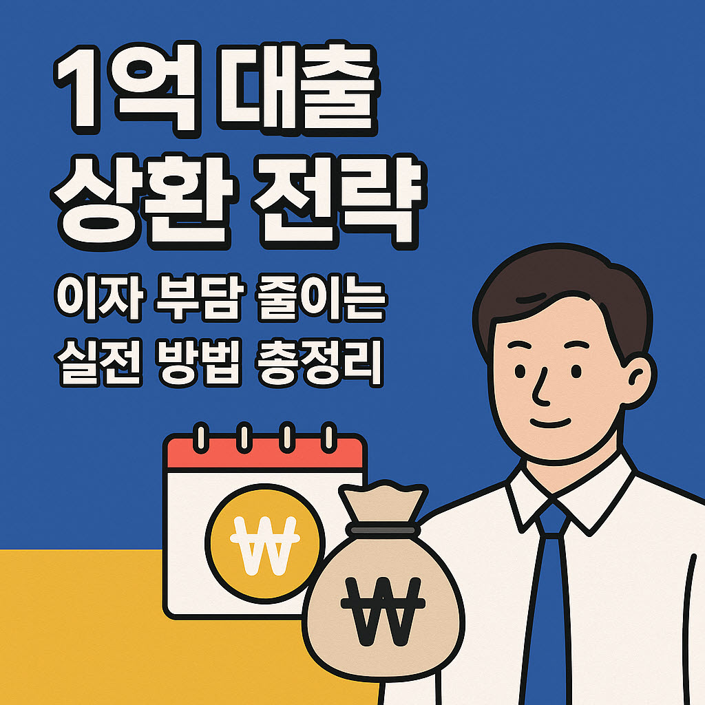 1억 대출 상환 전략