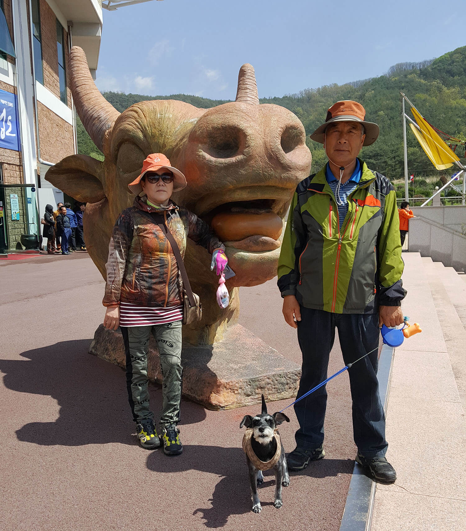 청도 소싸움 경기장 소조형물