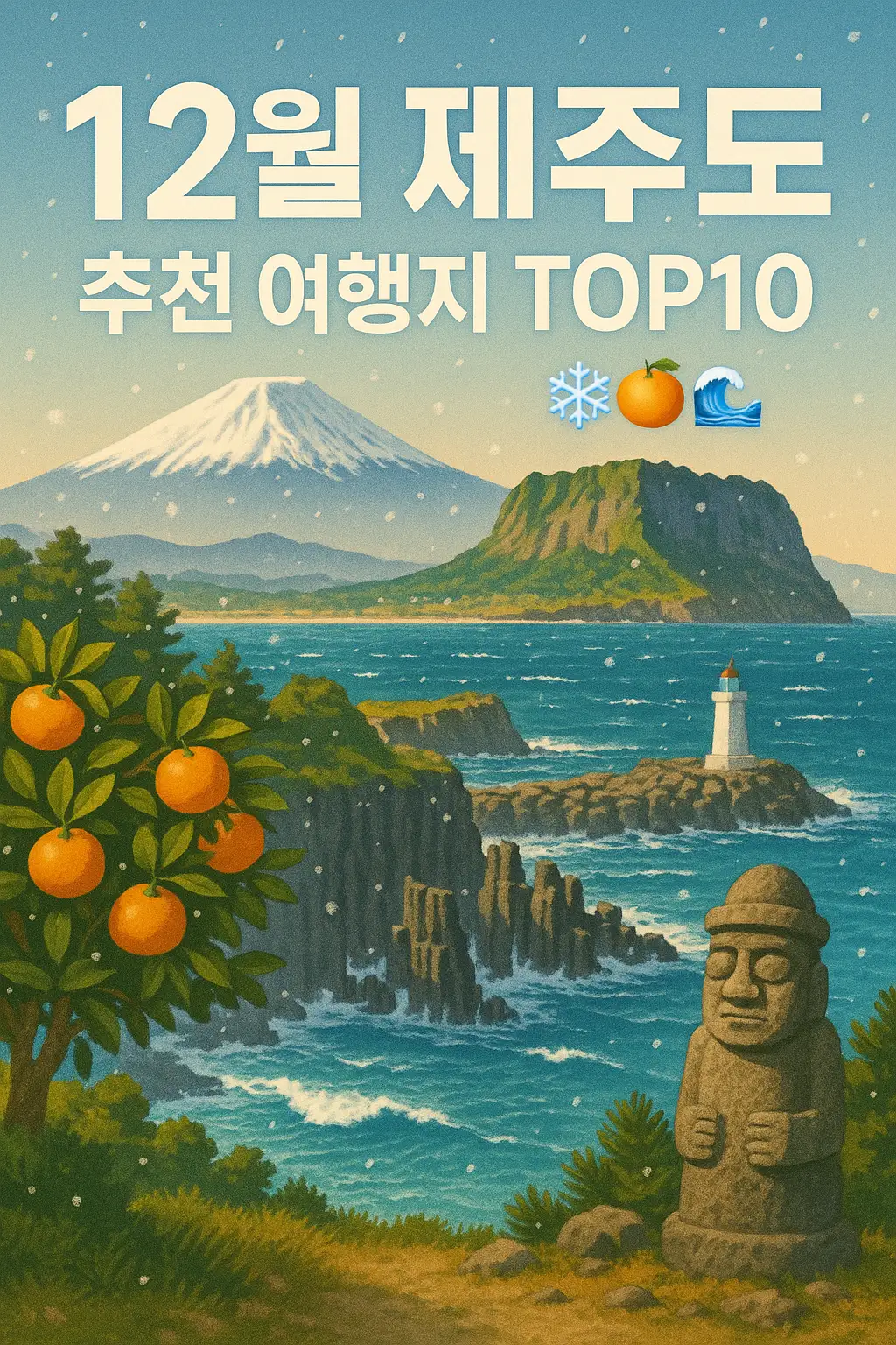 12월 제주도 여행, 왜 지금이 최적일까?