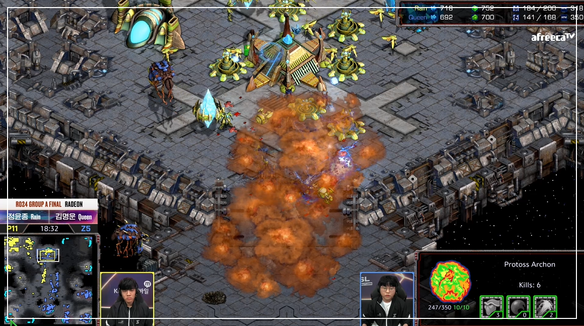 SSL 24강 A조 최종전 12시 멀티공격