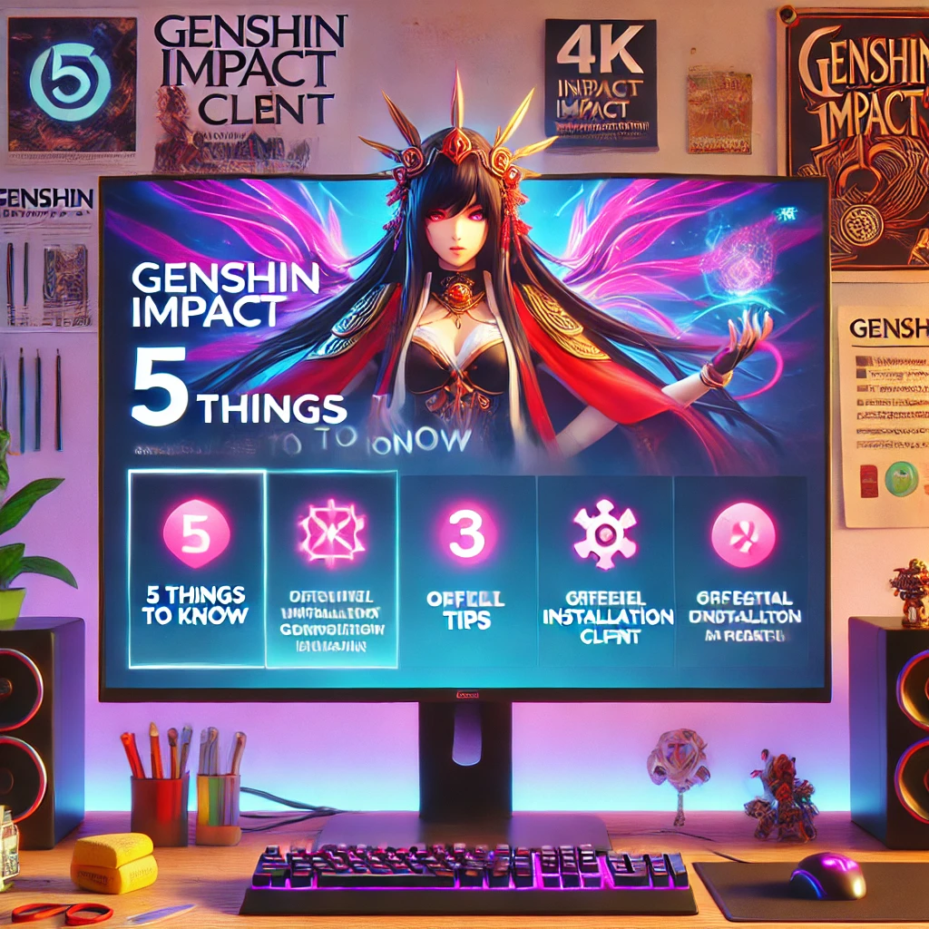 원신 모바일 다운로드와 설치 가이드