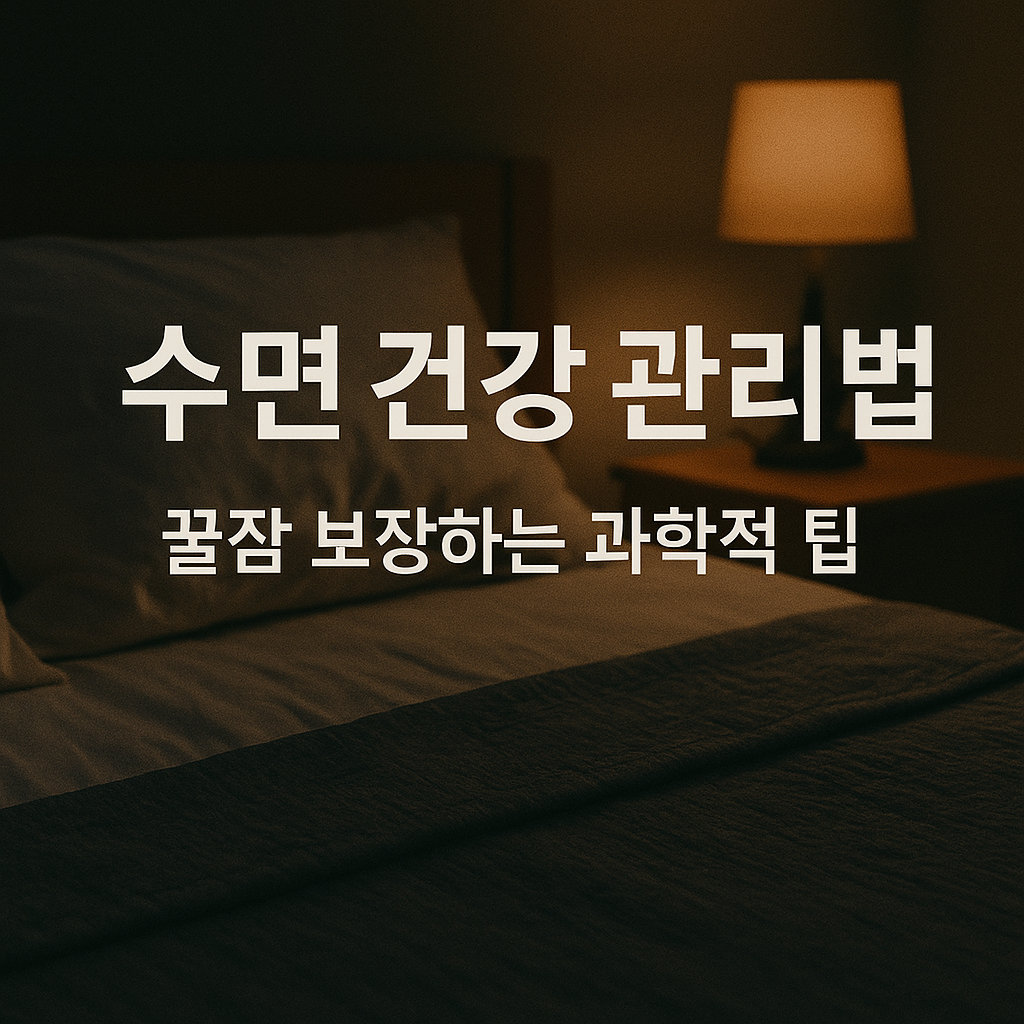 수면 건강 관리법