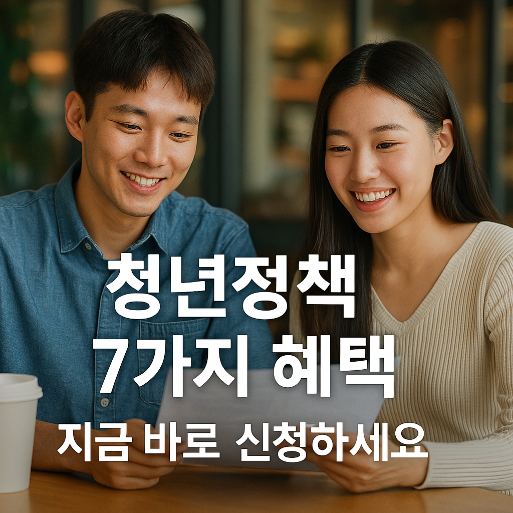 청년 정책 7가지 혜택