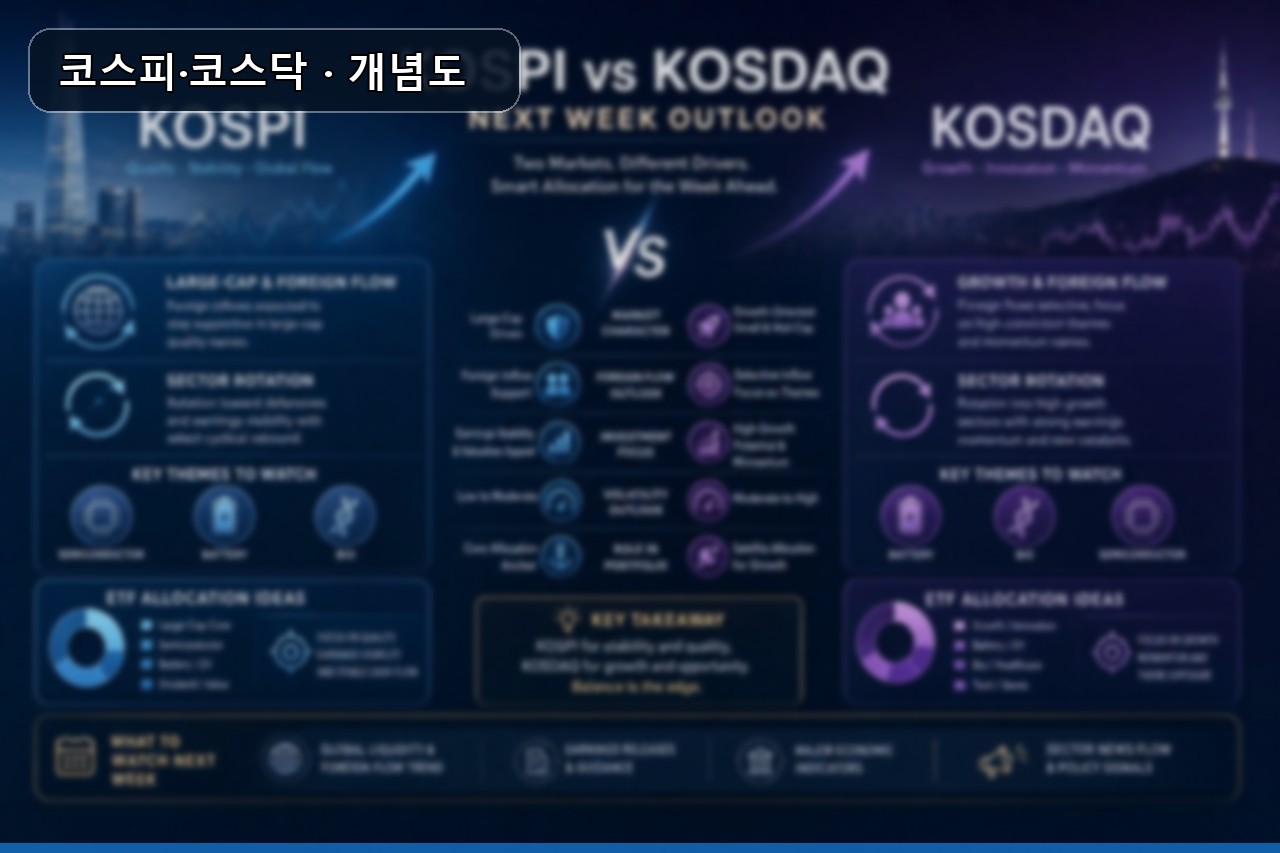 코스피 코스닥 ETF 순환매 비교 이미지