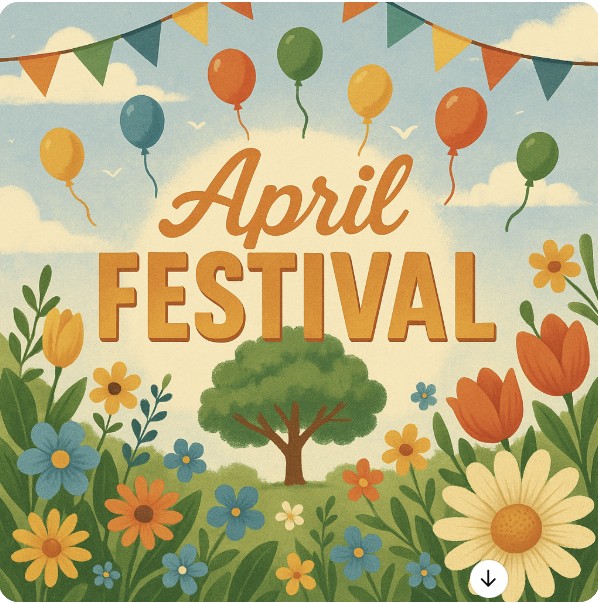 4월달 축제 사진