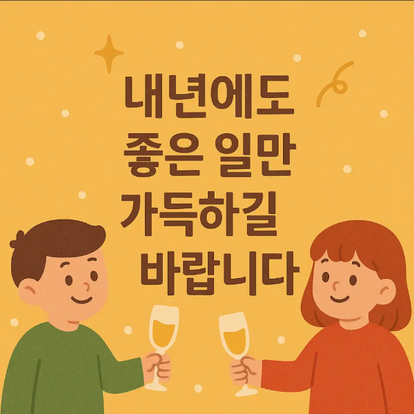 내년-좋은-일-송년-인사말-남녀