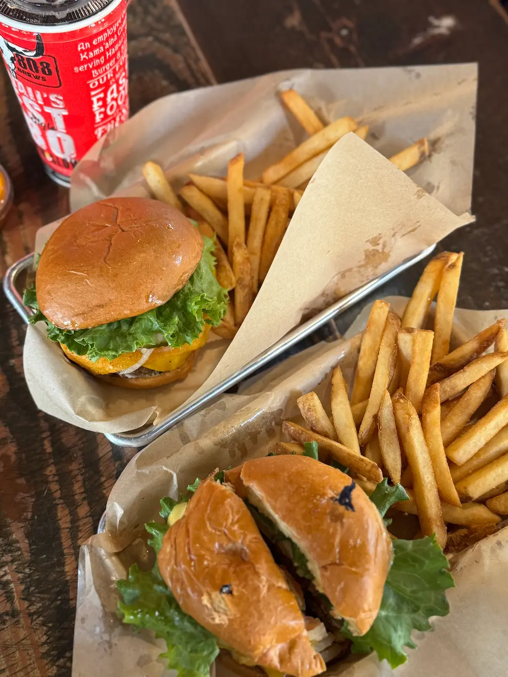 테디스버거 감자튀김과 햄버거, 콜라세트