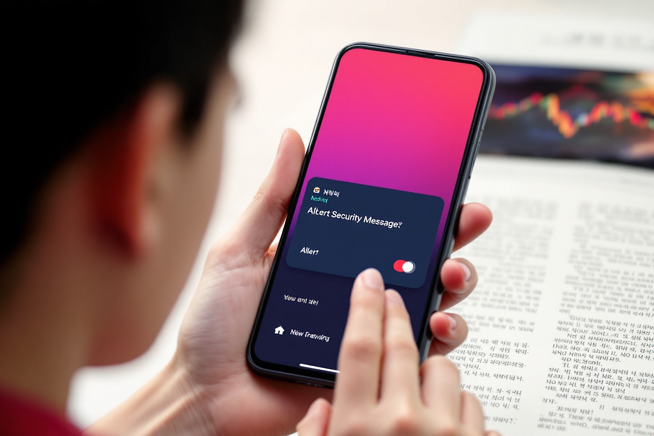 유심 변경 알림