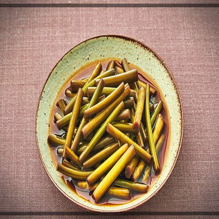 간장-마늘쫑장아찌