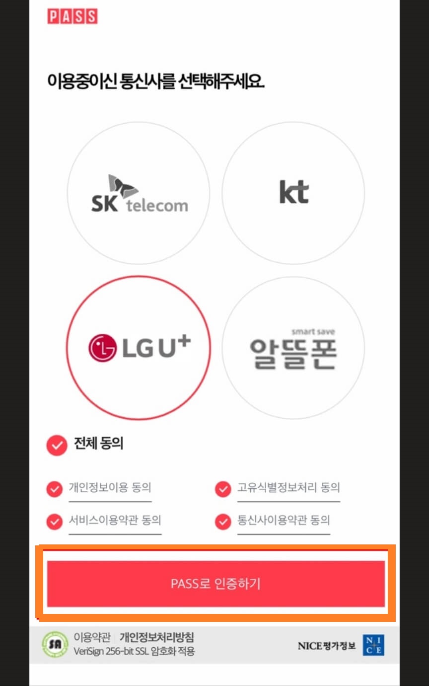 모바일 신분증 발급방법