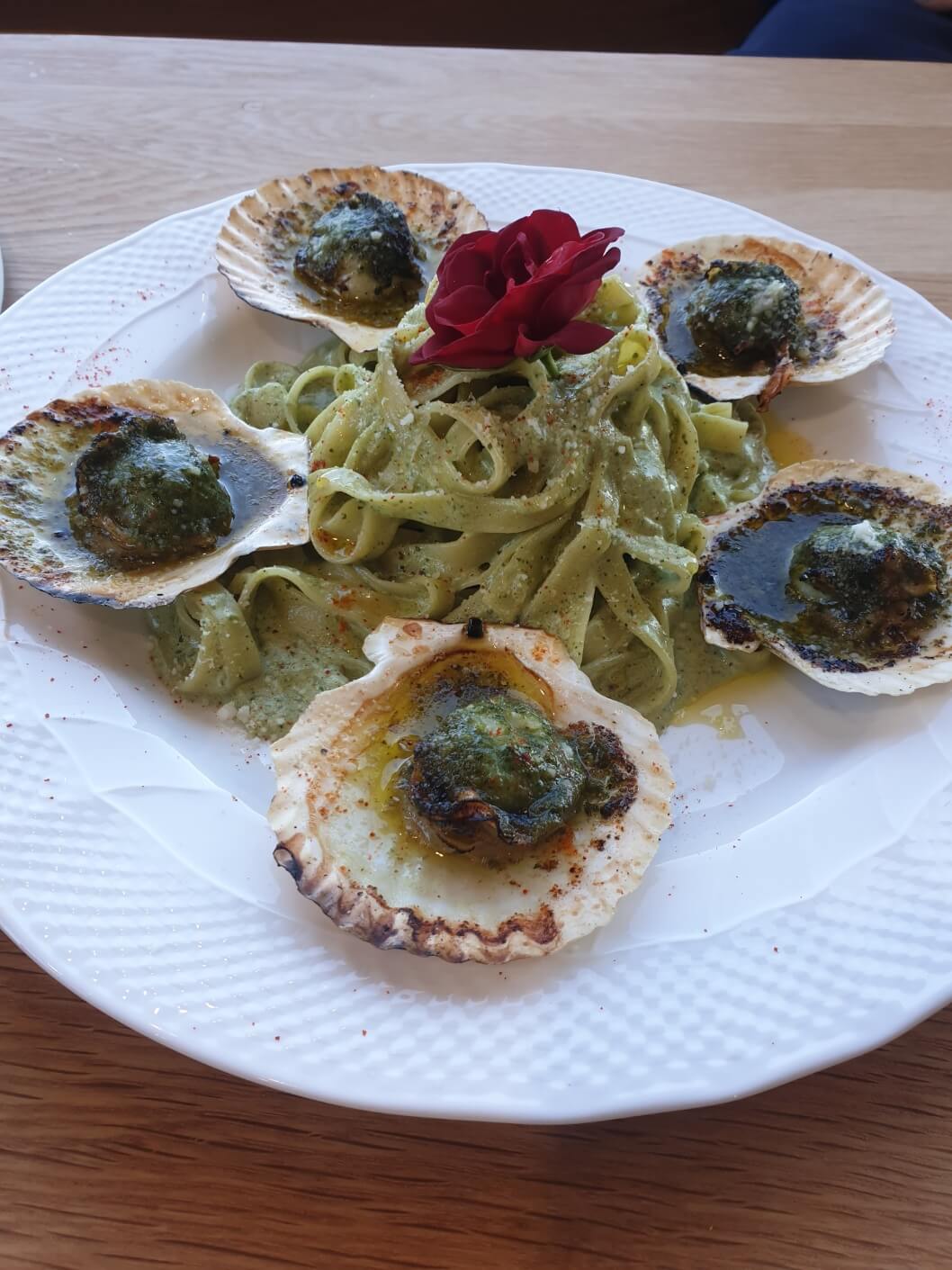 그린가리비 파스타