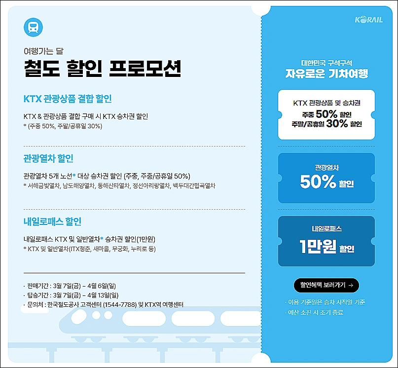 봄맞이-기차여행-쿠폰