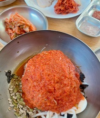 비빔막국수