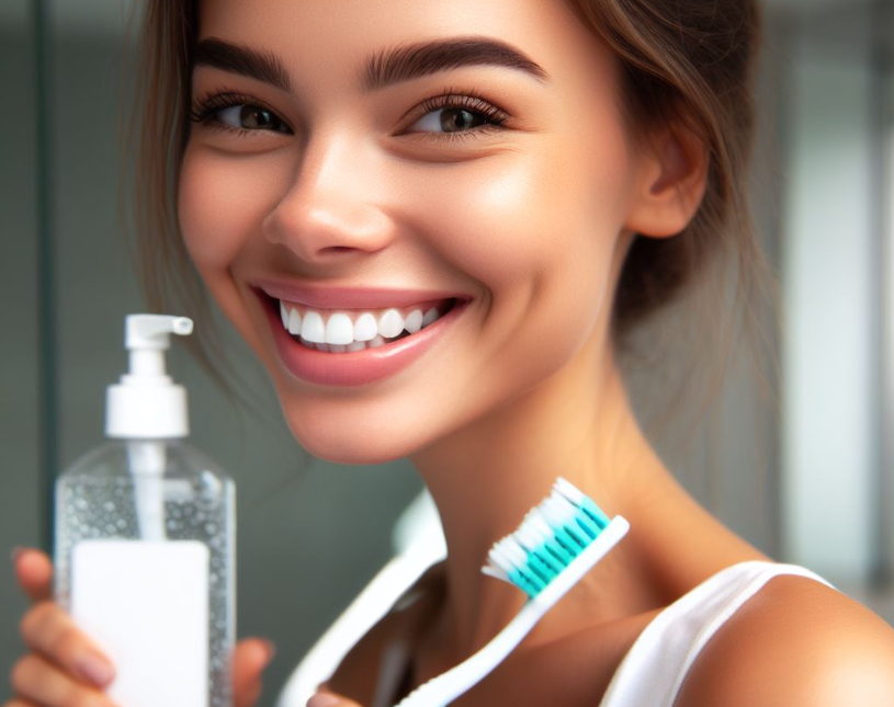 사랑니 발치 후 담배 흡연 음주_치아를 보이며 웃는 사람 이미지