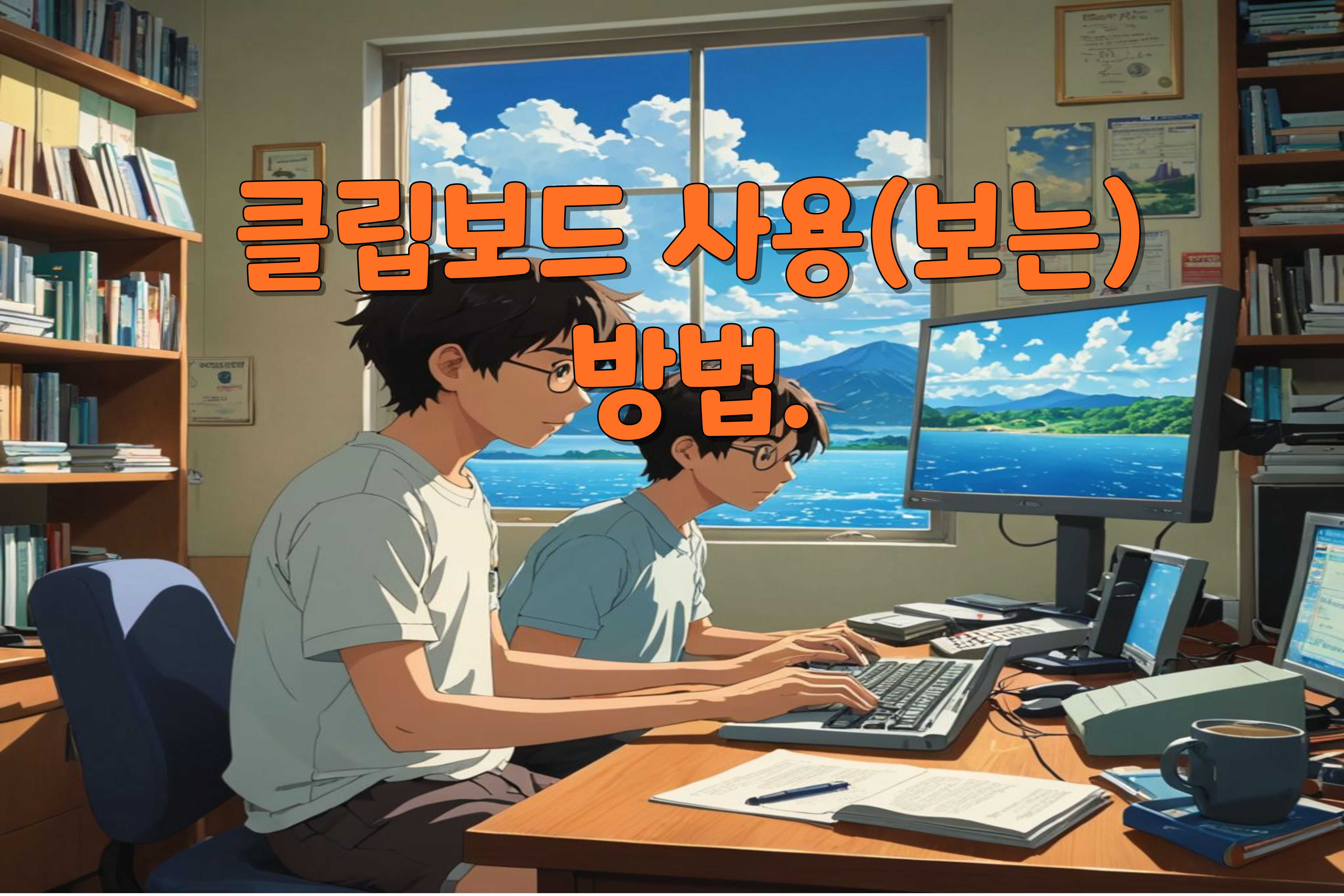 클립보드사용법