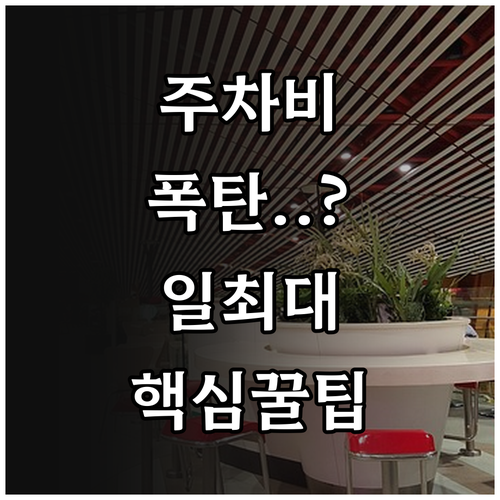 포항경주공항 주차장 이용료와 1일 최..