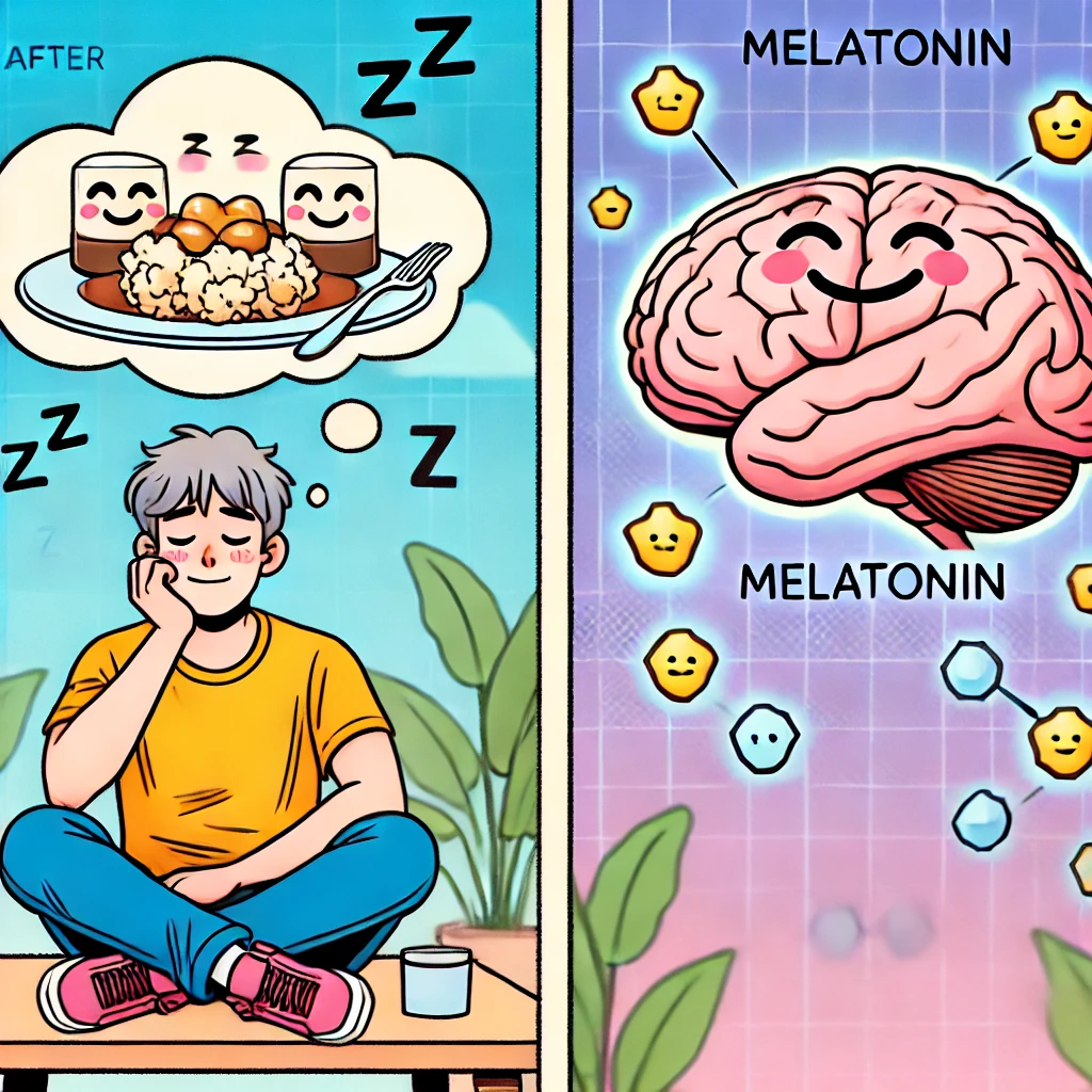 세로토닌과 멜라토닌의 영향