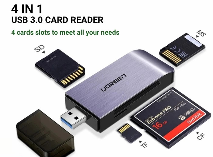 UGREEN Card Reader 4 in 1 리뷰