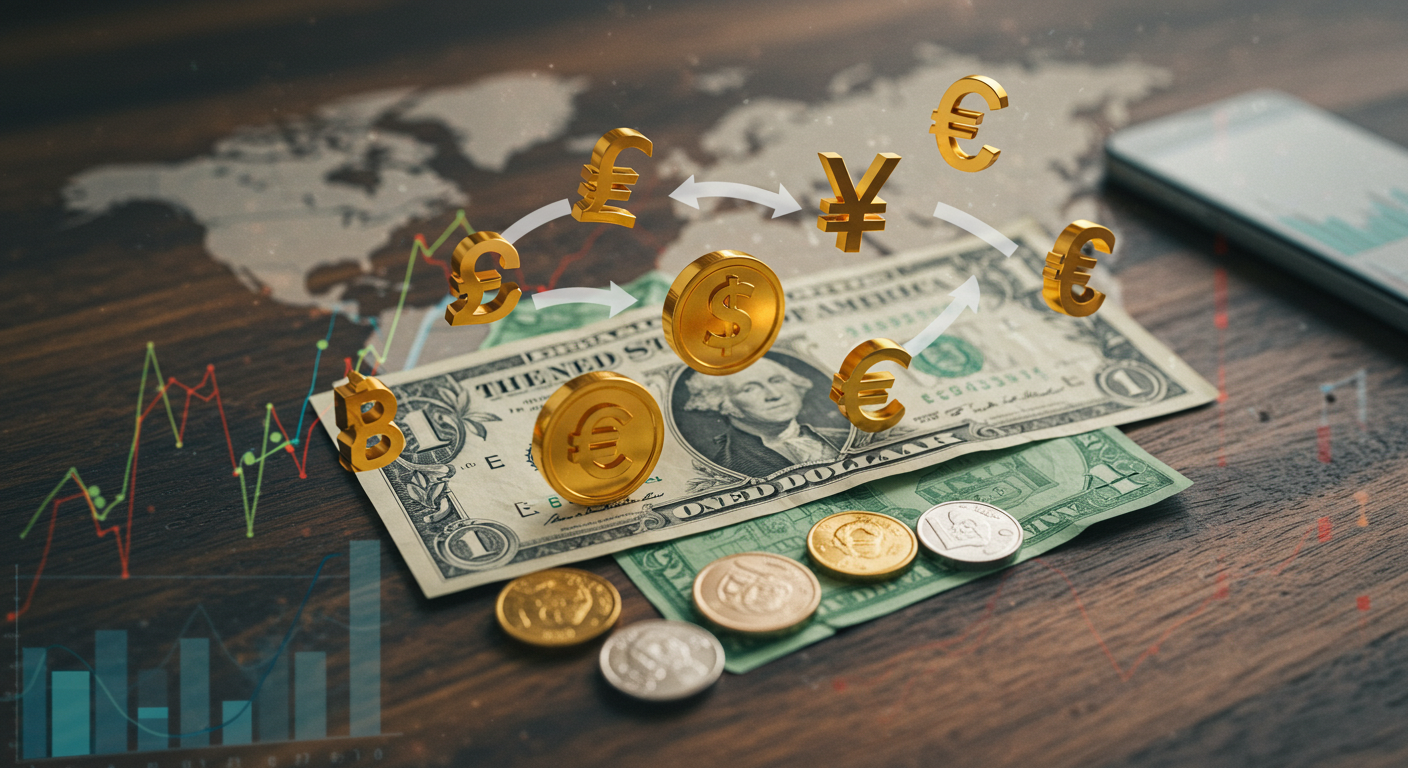 "환테크 전략: 달러 약세 대비, 외화 자산 포트폴리오 구성"에 대한 이미지입니다.