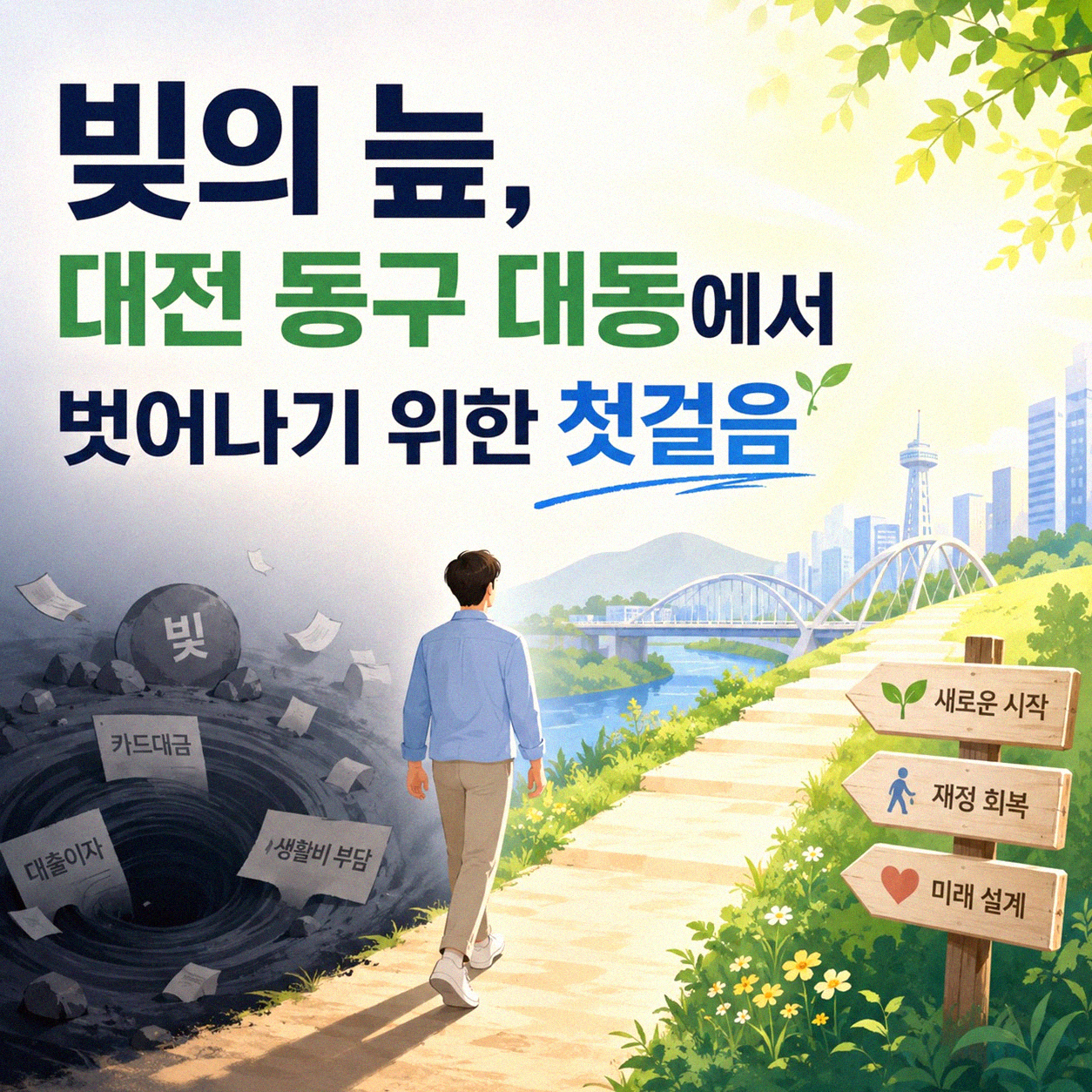 대전 동구 대동 개인파산 신고, 막막함 넘어선 경험담