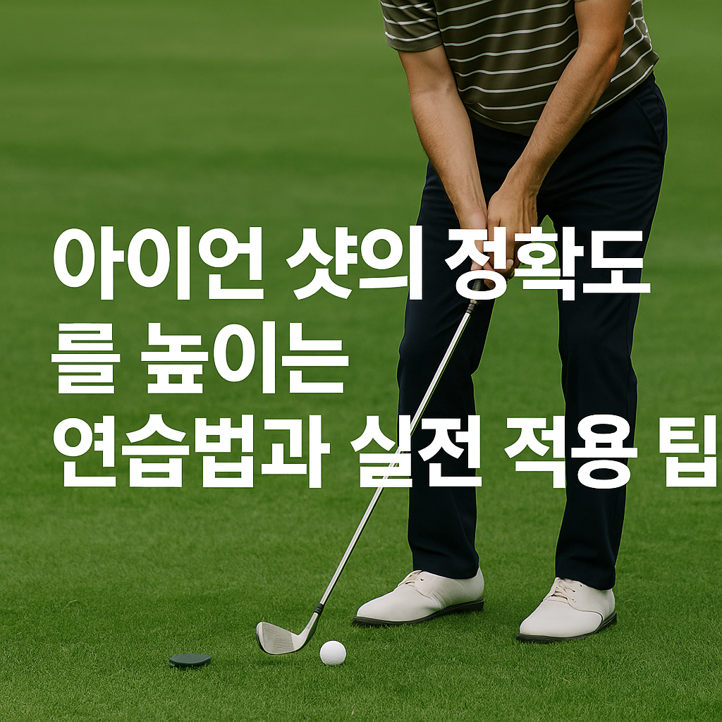 아이언 샷의 정확도를 높이는 연습법과 실전 적용 팁