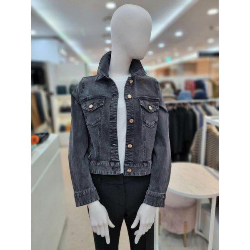 올리비아로렌 비비올리비아 숏기장 블랙데님 자켓 VVCMJXF7241