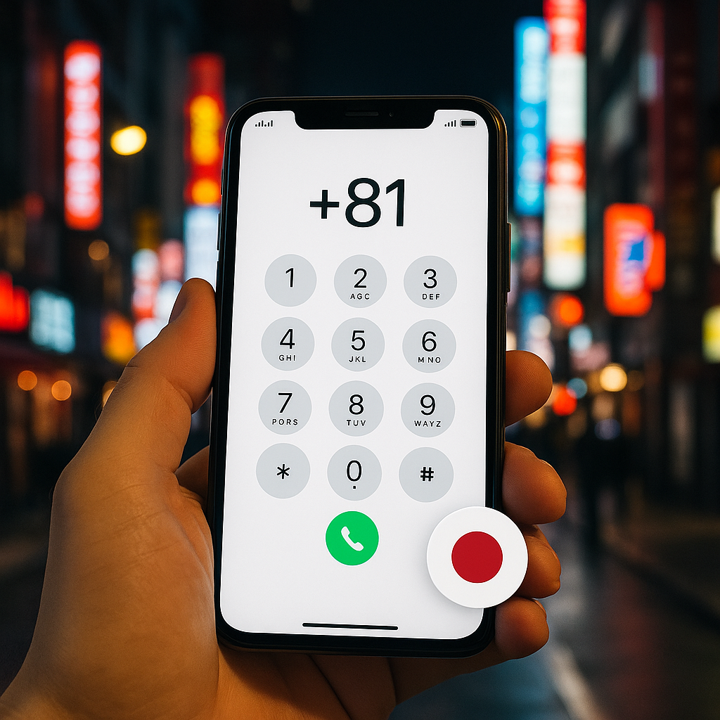 일본으로 문자 보낼 때 국가번호 입력방법과 요금
