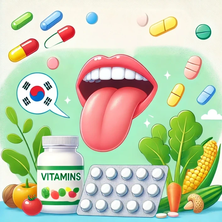 혓바닥갈라짐따가움