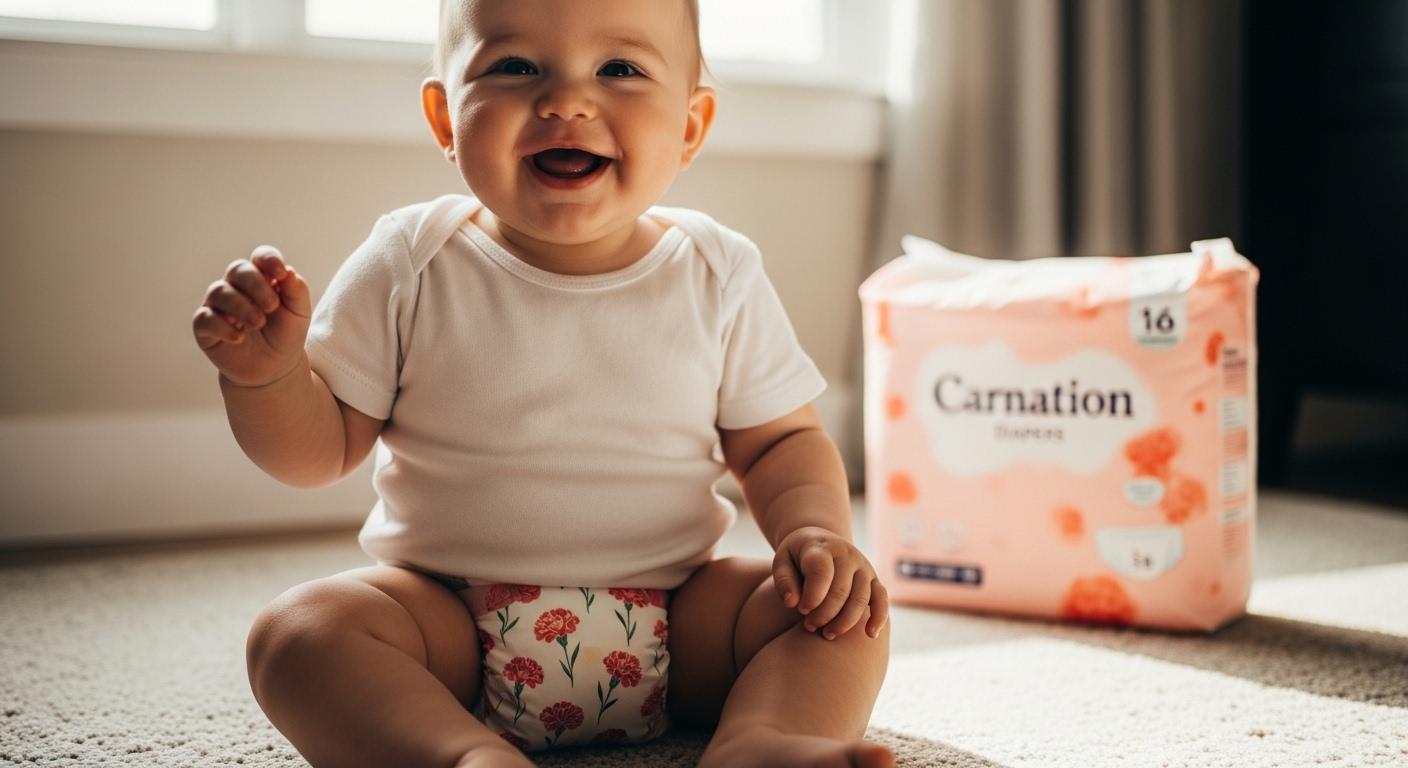 카네이션 기저귀