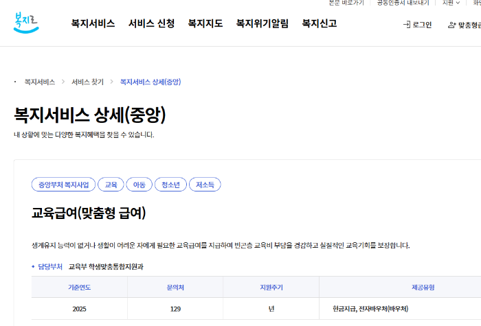 교육급여
